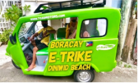 Boracay E-Trike, Diniwid Beach.